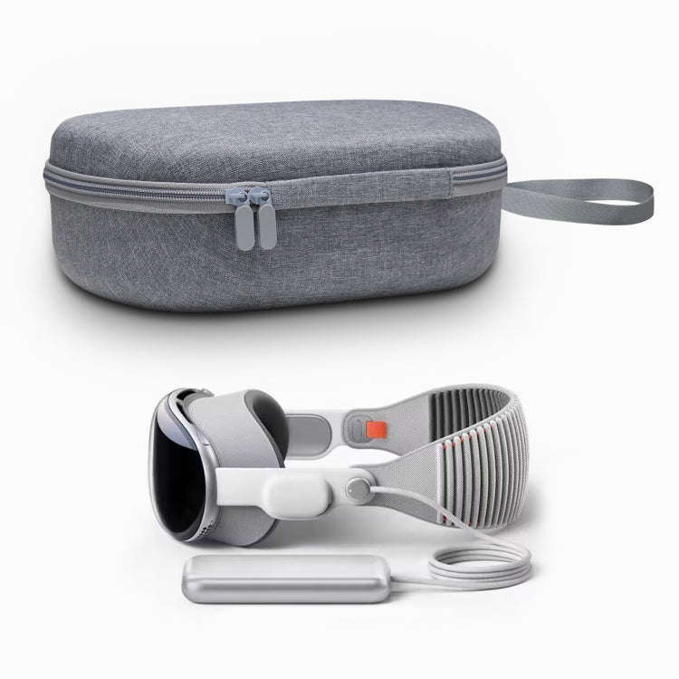 JYS-APP001 For Apple Vision Pro Headset Storage Bag VR Glasses Anti-Scrape Portable Bag, Color: G...