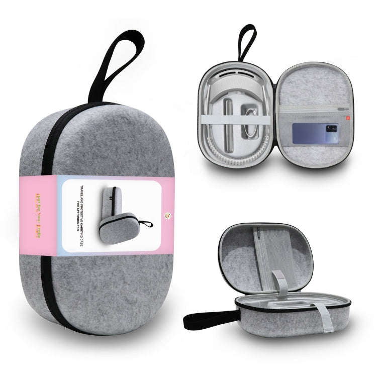 JYS-APP001 For Apple Vision Pro Headset Storage Bag VR Glasses Anti-Scrape Portable Bag, Color: G...