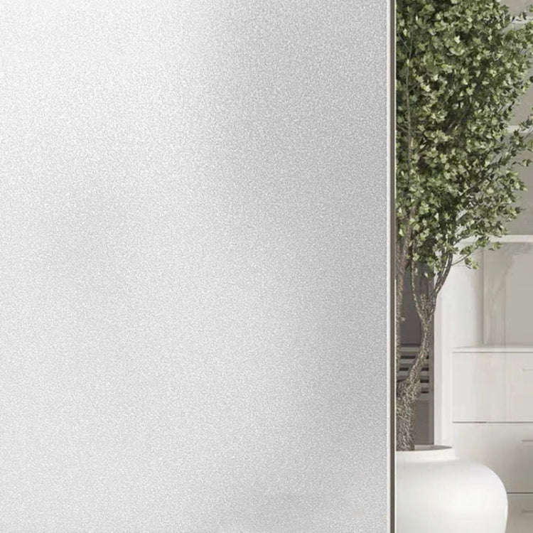 Electrostatic Frosted Anti-Peep Glass Thermal Insulation Window Film, Length: 50cm Wide/Meter(Glu...