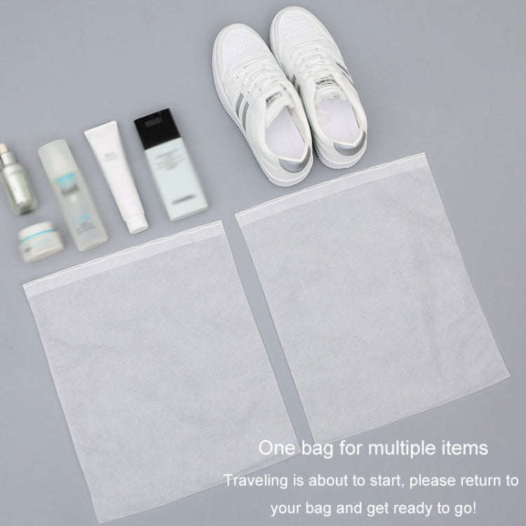50pcs /Pack 32x38cm Middle Portable Thickened Non-Woven Anti-Yellowing And Sunscreen Shoe Bag Sho...