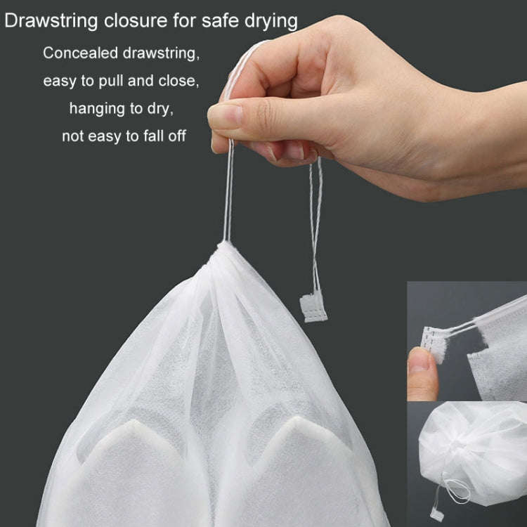 50pcs /Pack 32x38cm Middle Portable Thickened Non-Woven Anti-Yellowing And Sunscreen Shoe Bag Sho...
