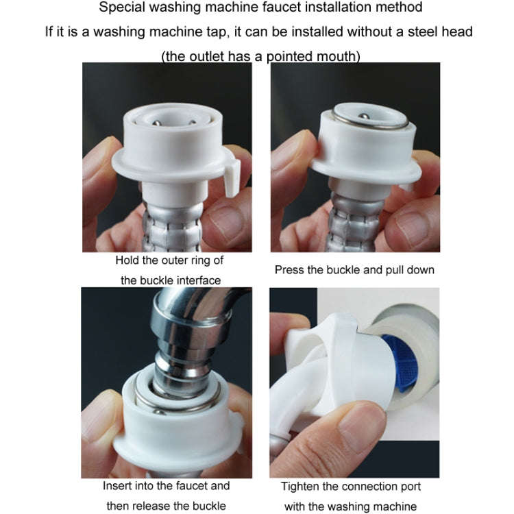 Fully Automatic Washing Machine Water Inlet Hose Adapter, Length: 2m