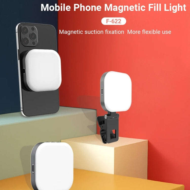 Mini Magnetic Fill Light Rechargeable Tri-Color Temperature Selfie Light