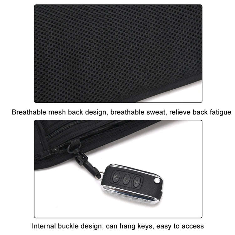 Passport Fit Invisible Waterproof Cell Phone Waist Pack Anti-theft Brush Travel Document Organize...