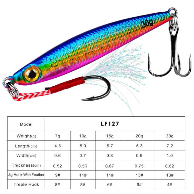PROBEROS LF127 Long Casting Bait Small Leader Freshwater Sea Bass Fishing Warbler Spinnerbait, Si...