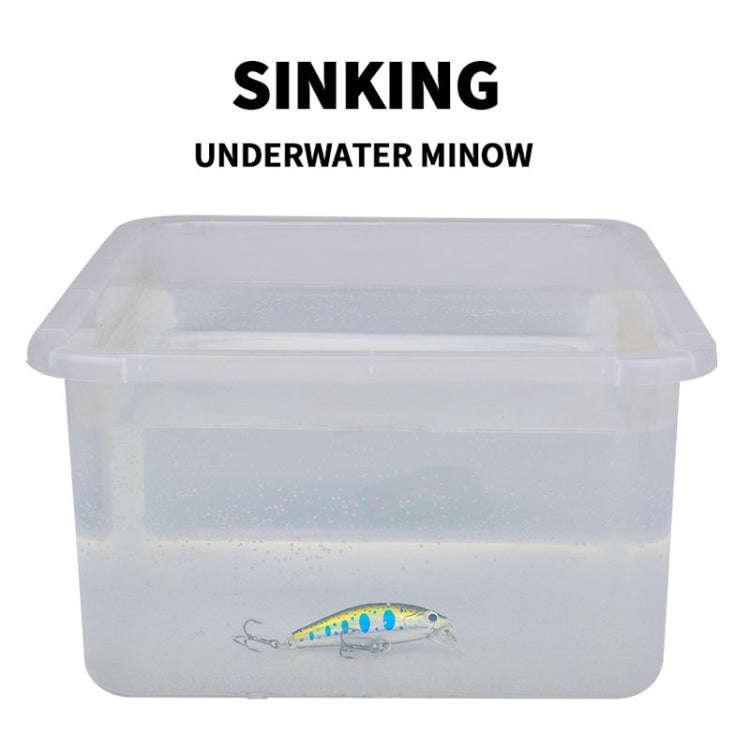 PROBEROS DW592 Sinking Minnow Lure Long Casting Fake Bait Bionic Plastic Hard Bait(Color D)
