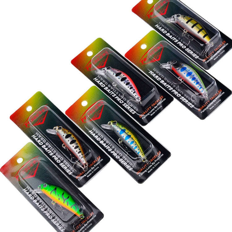 PROBEROS DW592 Sinking Minnow Lure Long Casting Fake Bait Bionic Plastic Hard Bait(Color D)