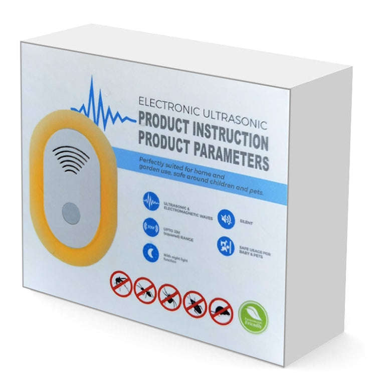 Adjustable Night Light Ultrasonic Mosquito Repeller Mini Home Electronic Mouse Repeller, Spec: UK...