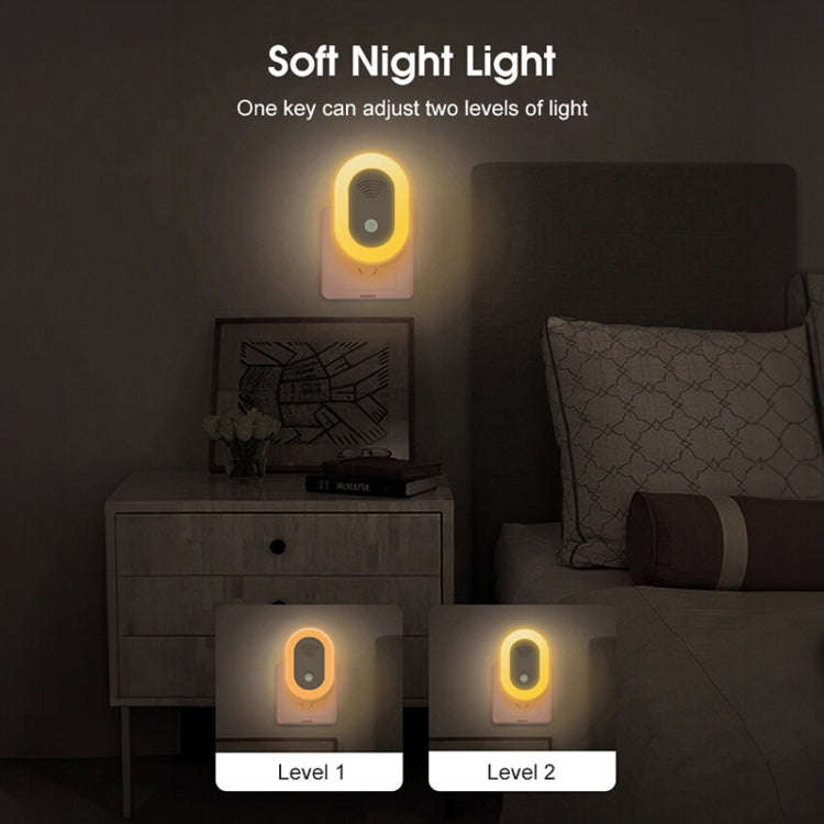 Adjustable Night Light Ultrasonic Mosquito Repeller Mini Home Electronic Mouse Repeller, Spec: EU...