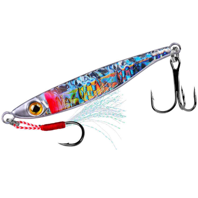 PROBEROS LF126 Long Casting Lead Fish Bait Freshwater Sea Fishing Fish Lures Sequins, Weight: 30g...