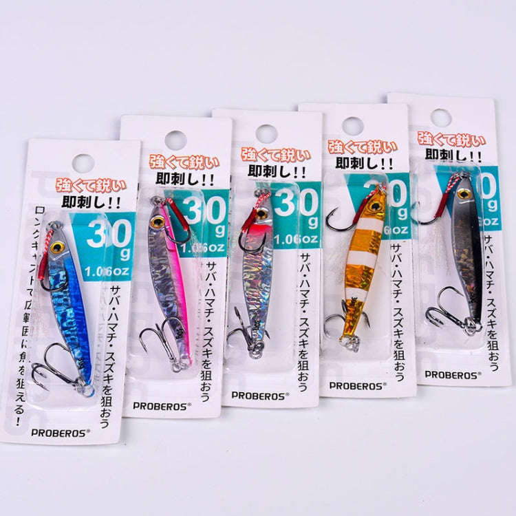 PROBEROS LF126 Long Casting Lead Fish Bait Freshwater Sea Fishing Fish Lures Sequins, Weight: 10g...