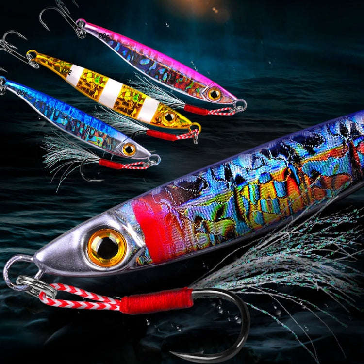 PROBEROS LF126 Long Casting Lead Fish Bait Freshwater Sea Fishing Fish Lures Sequins, Weight: 10g...