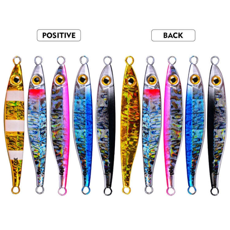 PROBEROS LF126 Long Casting Lead Fish Bait Freshwater Sea Fishing Fish Lures Sequins, Weight: 10g...