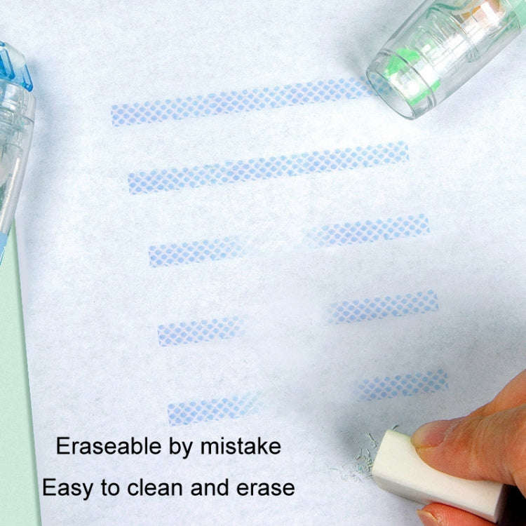 Push-Dry Quick Glue Stick Correction Tape Double Sided Adhesive For Handmade Handbook(Blue)