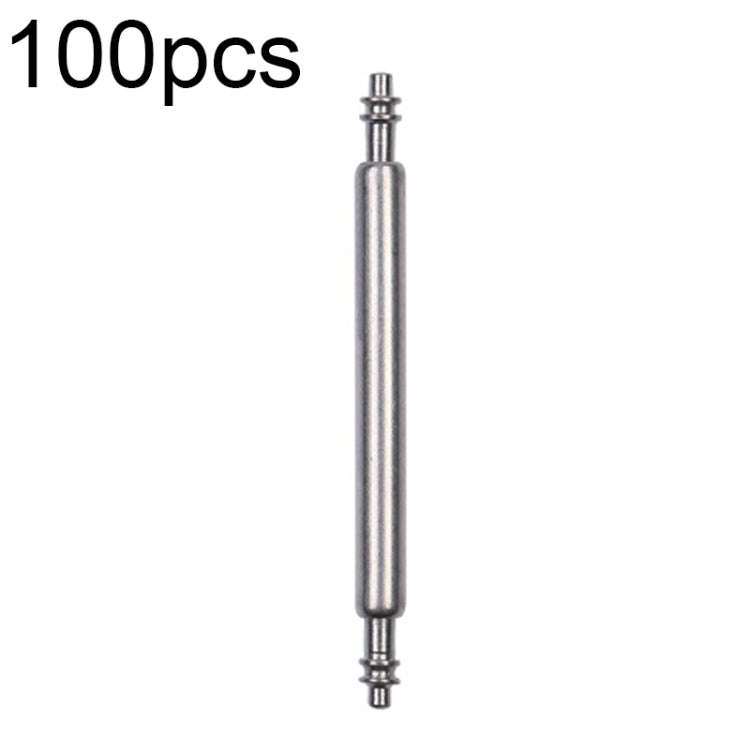 100pcs /Set 304 Stainless Steel Strap Connecting Rod Strap Switch Lugs, Spec: Double (1.8x19mm)