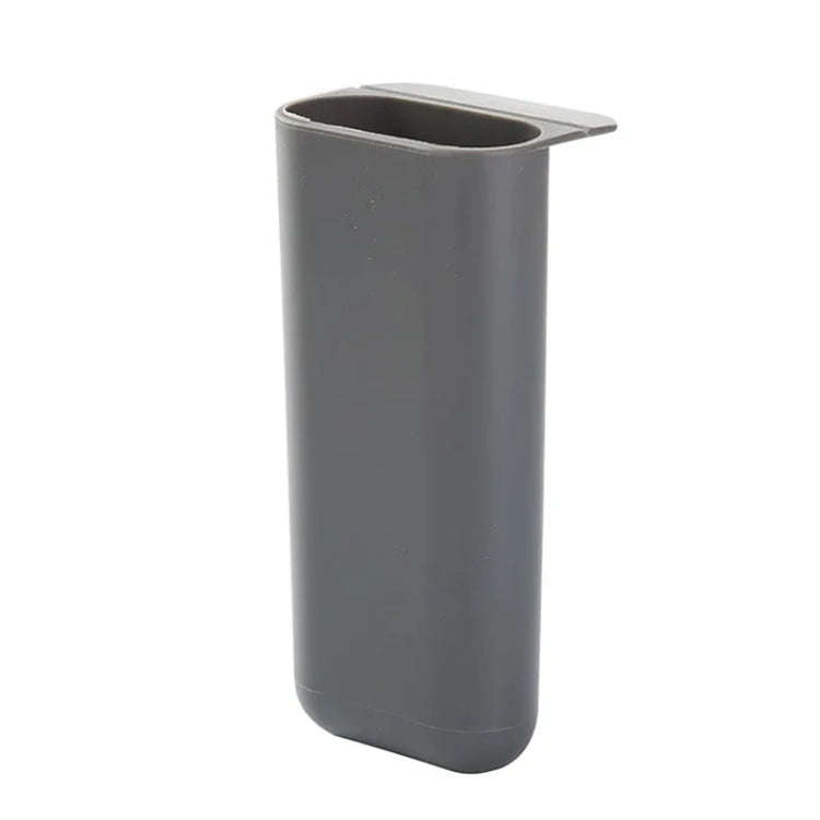 Desktop Computer Monitor Auxiliary Pen Holder Desk Adhesive Storage Box, Color: Trapezoid-Gray