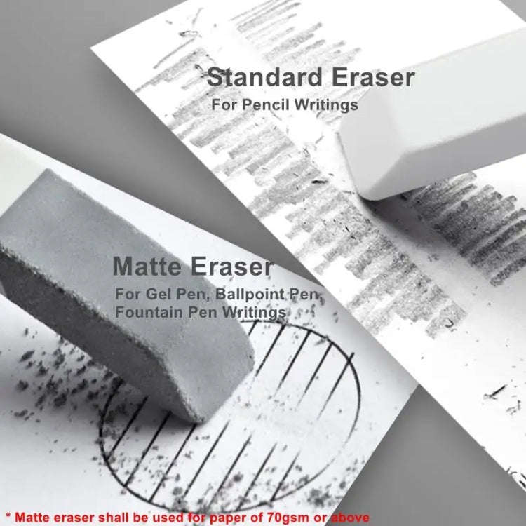 Deli 71115 Semi-frosted Pen Eraser Erasable Pencil Neutralizer Pen