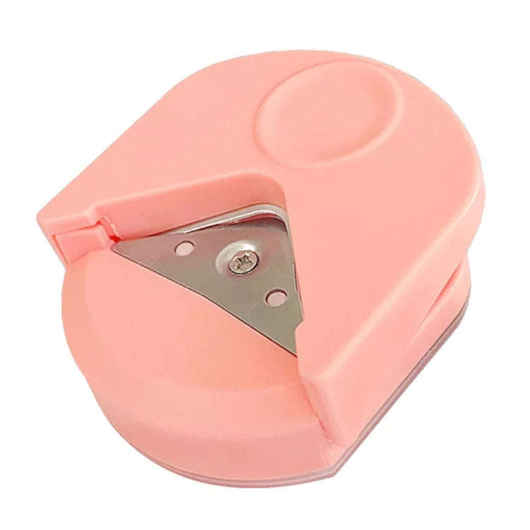 Round Corner Trimmer Chamferer Cardstock Photo PVC Card Corner Cutter(Pink)