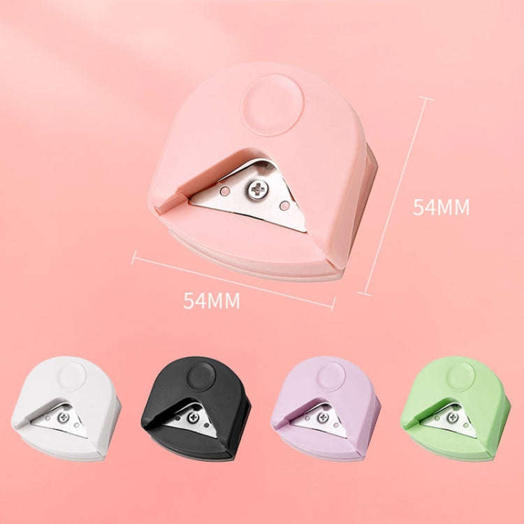 Round Corner Trimmer Chamferer Cardstock Photo PVC Card Corner Cutter(Pink)