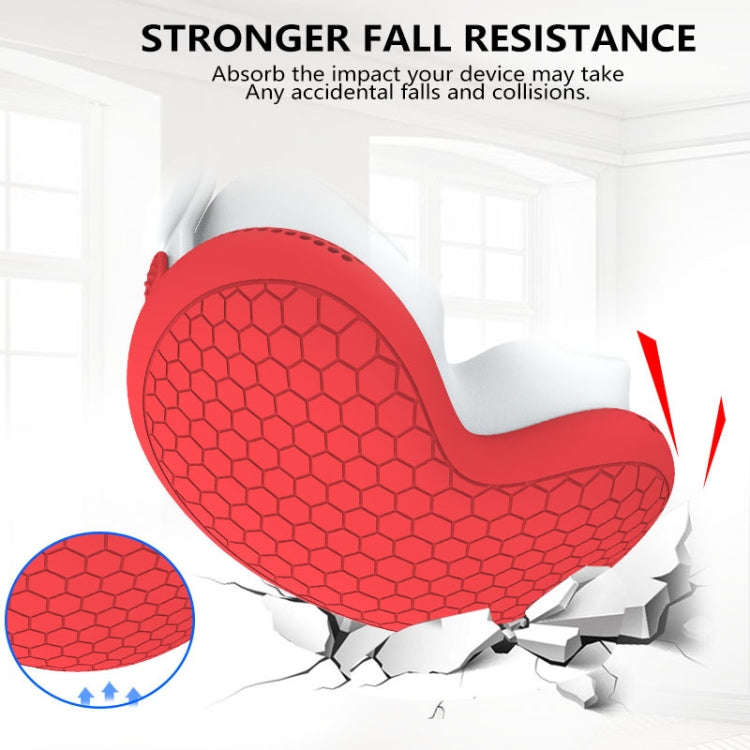 For Apple Vision Pro Silicone Protective Cover VR Accessories(Red)