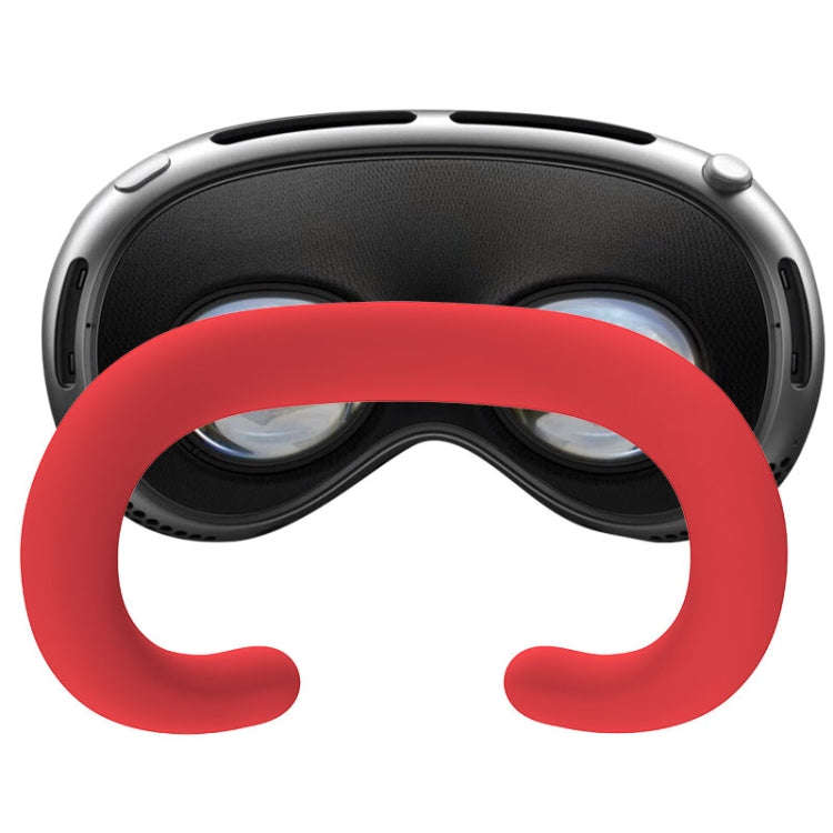 For Apple Vision Pro Silicone Eye Mask Sweatproof Dustproof Replaceable Silicone Case(White)