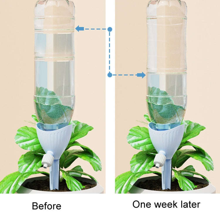Home Watering Drip Waterer Automatic Watering Adjustable Soaker(Blue)