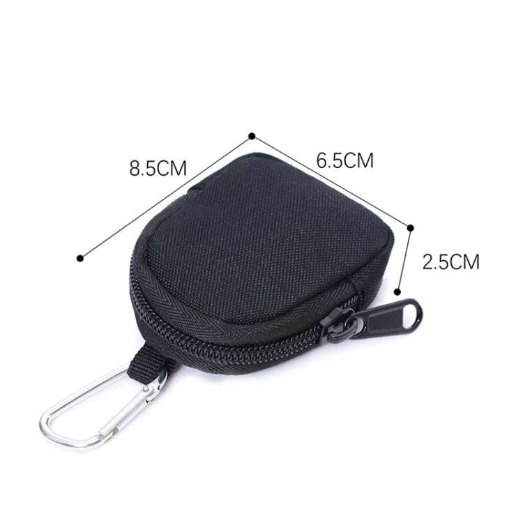 Outdoor Sports Portable Pet Snack Bag Round Type Wear-Resistant Small Money Bag(Army Green)