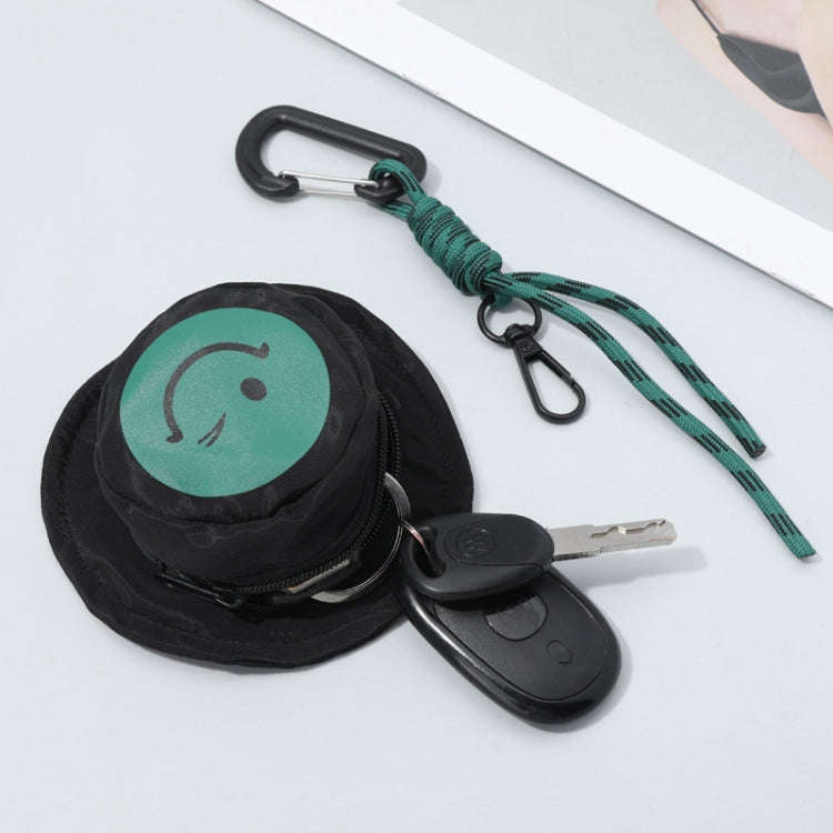 Portable Fisherman Hat Bag Coin Key Pouch Mini Bag Hanger, Color: Orange