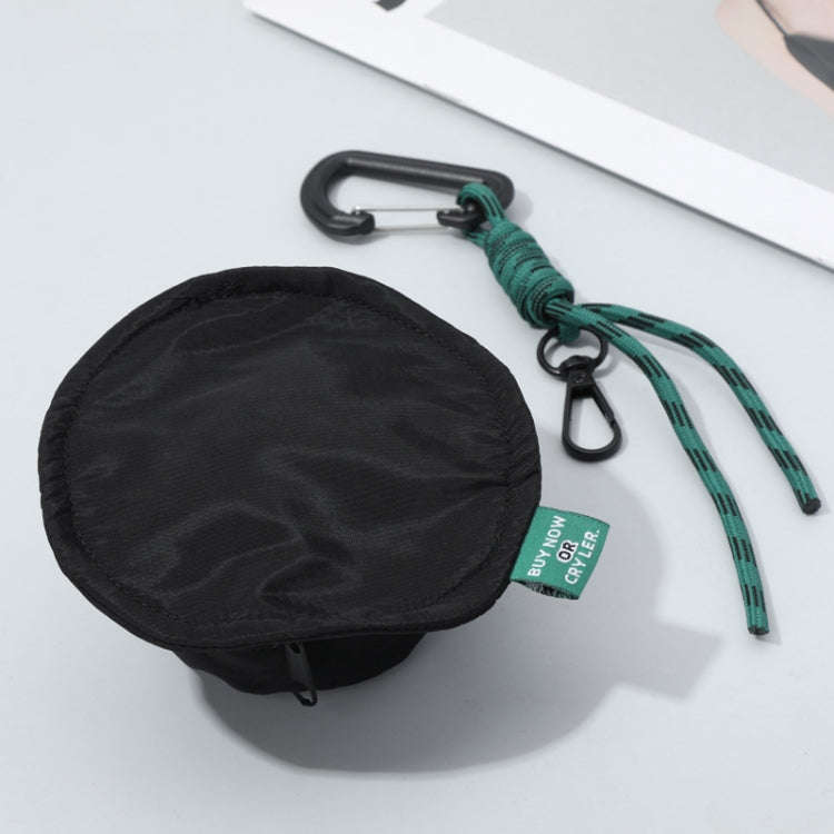 Portable Fisherman Hat Bag Coin Key Pouch Mini Bag Hanger, Color: Orange