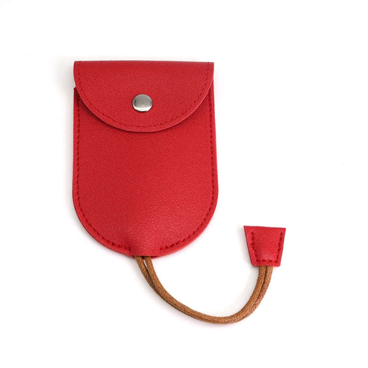 Pull-out Personalized Ladies Car Key Bag Portable Large Capacity Storage Key Cover, Color: Red Wi...