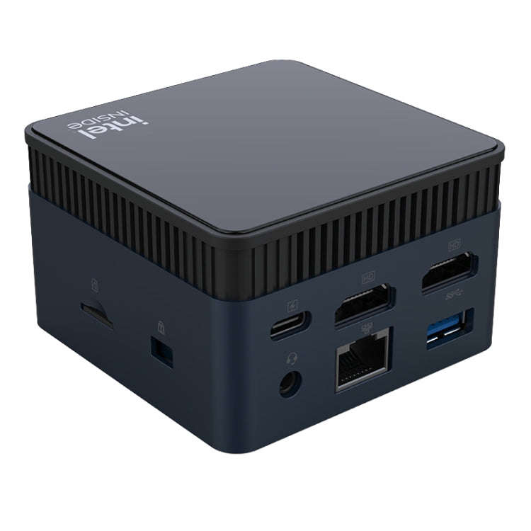 N100/DDR5 12th AlderLake-N100 Dual 4K60Hz Office And Home Mini PC, Spec: 12G+128G /US Plug