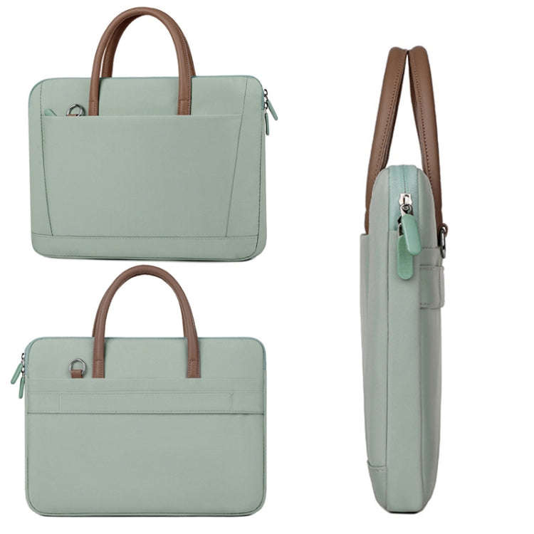 15 -16.1 Inch Oxford Cloth Laptop Bag Crossbody Carrying Case Briefcase(Gray)
