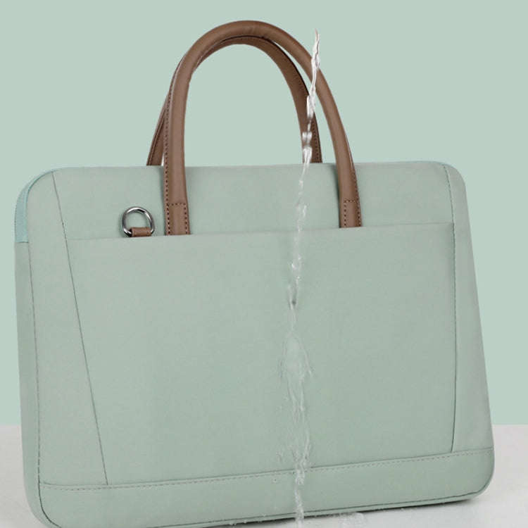15 -16.1 Inch Oxford Cloth Laptop Bag Crossbody Carrying Case Briefcase(Gray)