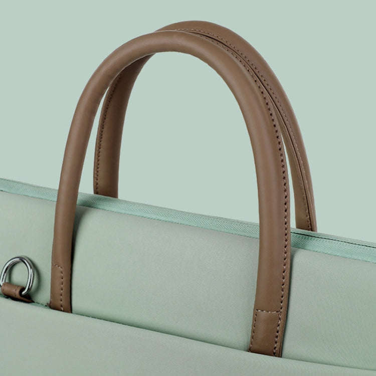 13-13.3 Inch Oxford Cloth Laptop Bag Crossbody Carrying Case Briefcase(Blue)