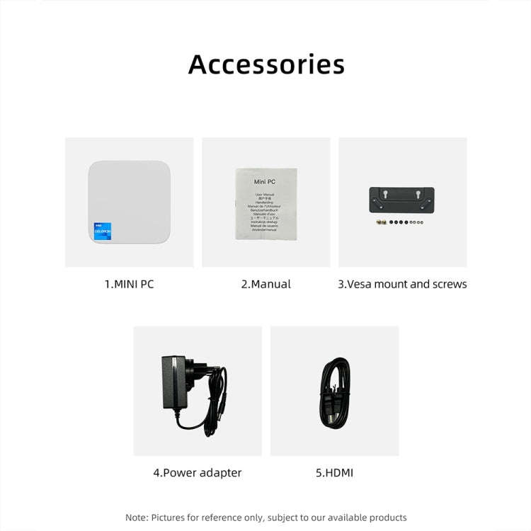 T8Plus Alder Lake-N100 4K Dual Band WIFI Bluetooth Office Game Portable Mini PC, Spec: 8G 128G EU...