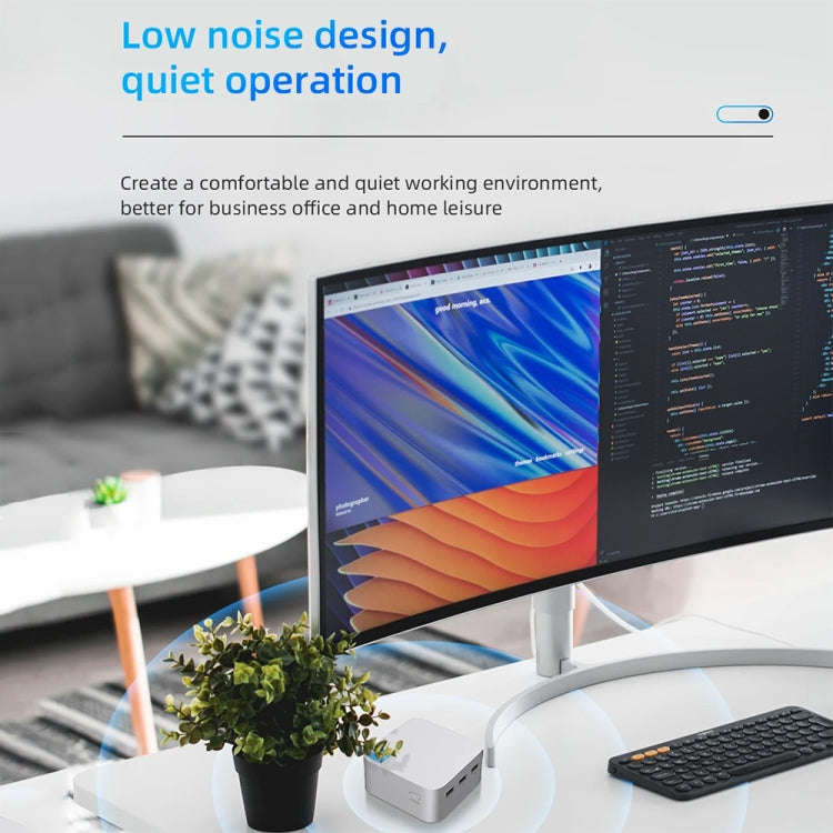 T8Plus Alder Lake-N100 4K Dual Band WIFI Bluetooth Office Game Portable Mini PC, Spec: 16G 256G U...