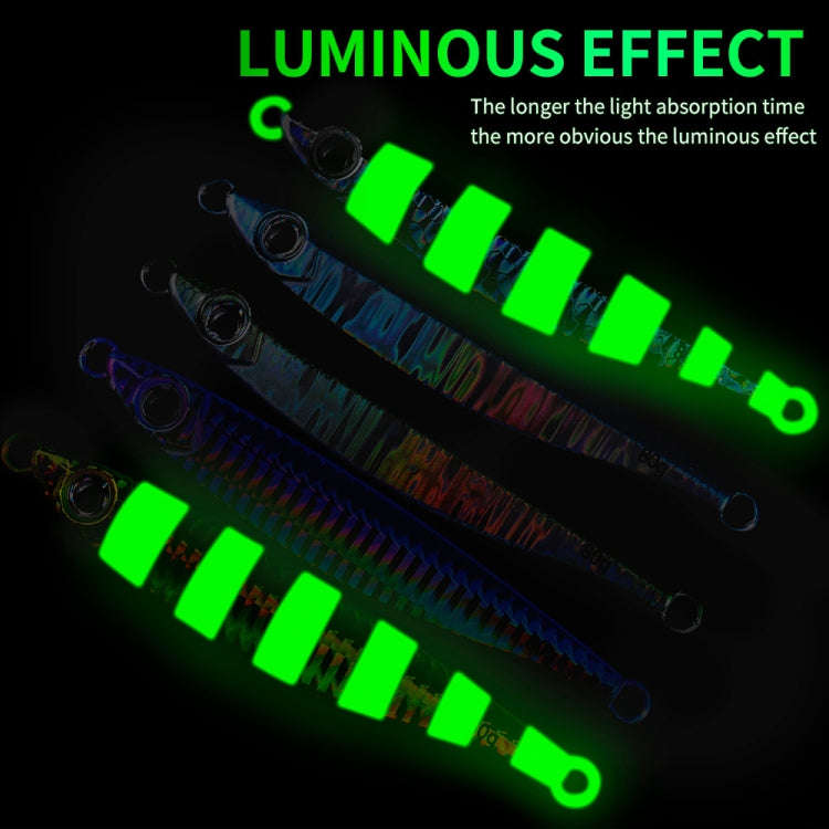 PROBEROS LF121 Fast Sinking Laser Boat Fishing Sea Fishing Lure Iron Plate Bait, Weight: 21g(Colo...