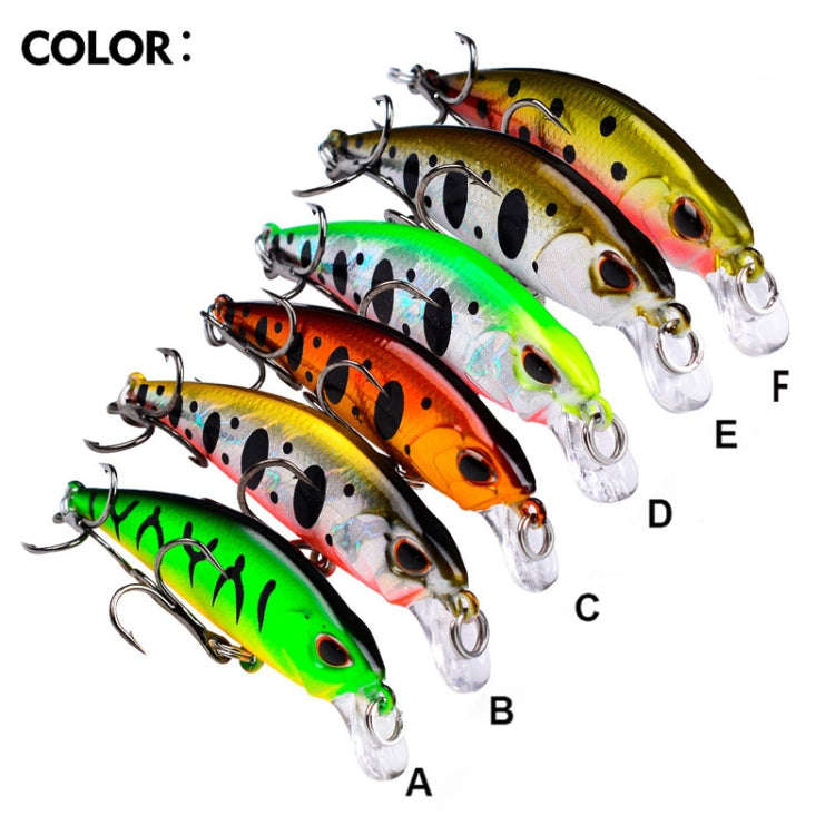 PROBEROS DW577 8003 Hook 5.3cm 4.6g Sinking Minnow Lure Long Casting Bionic Plastic Hard Bait Fis...