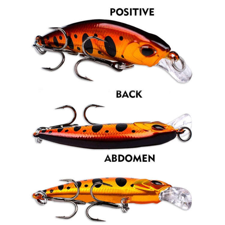 PROBEROS DW578 Ordinary Hook 5.3cm 4.6g Sinking Minnow Lure Long Casting Bionic Plastic Hard Bait...