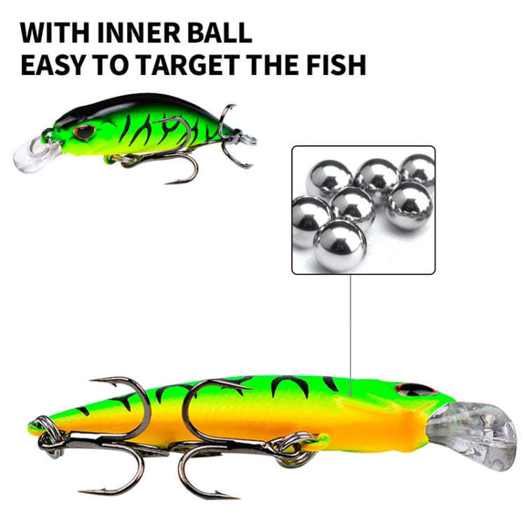 PROBEROS DW577 8003 Hook 5.3cm 4.6g Sinking Minnow Lure Long Casting Bionic Plastic Hard Bait Fis...