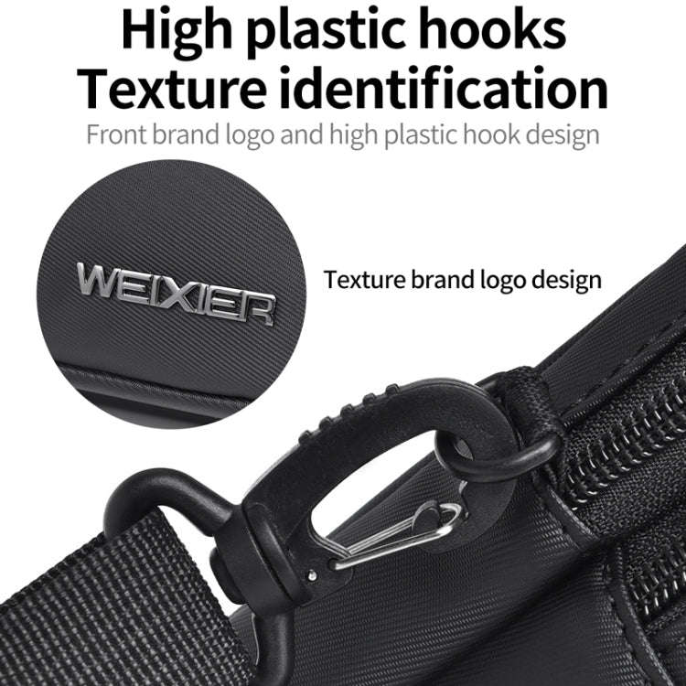 WEIXIER W128 Men Messenger Bag Outdoor Multifunctional Waterproof Wear-Resistant Shoulder Bag(Green)