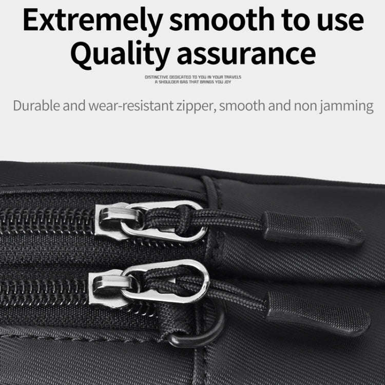 WEIXIER W128 Men Messenger Bag Outdoor Multifunctional Waterproof Wear-Resistant Shoulder Bag(Grey)