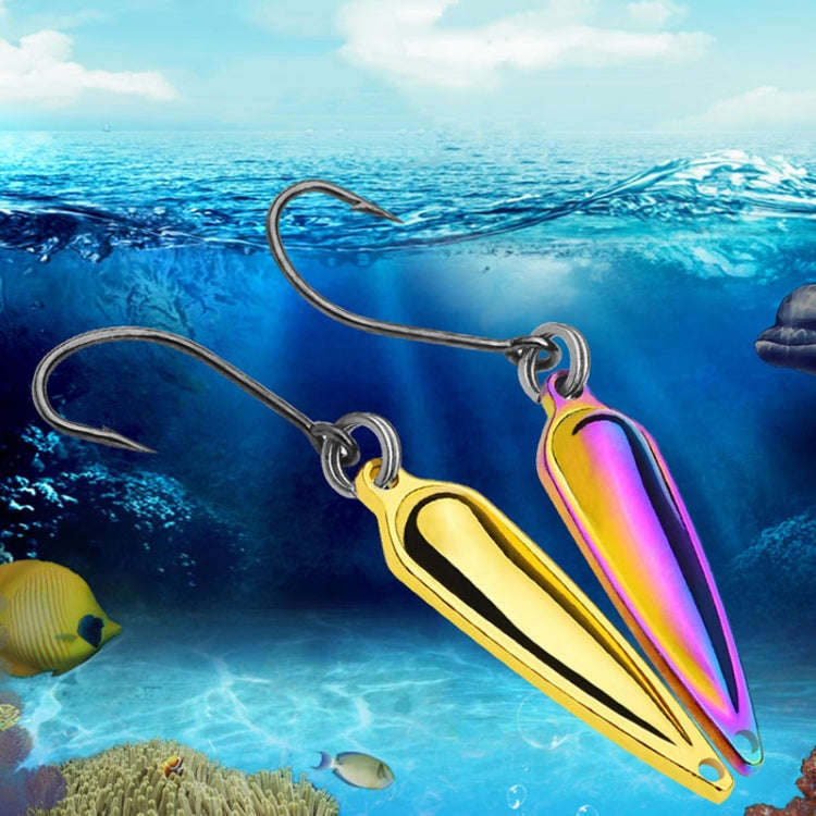 PROBEROS DW602 Long Casting Metal Sequins Lure Moth Sequins Warp Beak Fake Lure, Color: Color A(1...