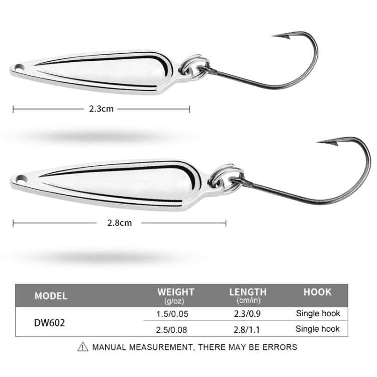 PROBEROS DW602 Long Casting Metal Sequins Lure Moth Sequins Warp Beak Fake Lure, Color: Color C(1...