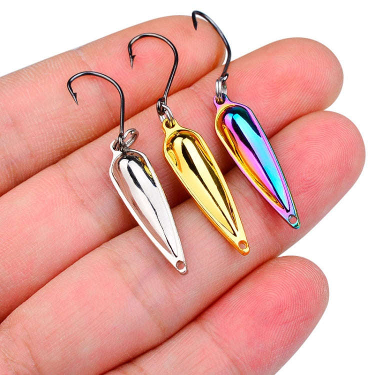 PROBEROS DW602 Long Casting Metal Sequins Lure Moth Sequins Warp Beak Fake Lure, Color: Color A(1...