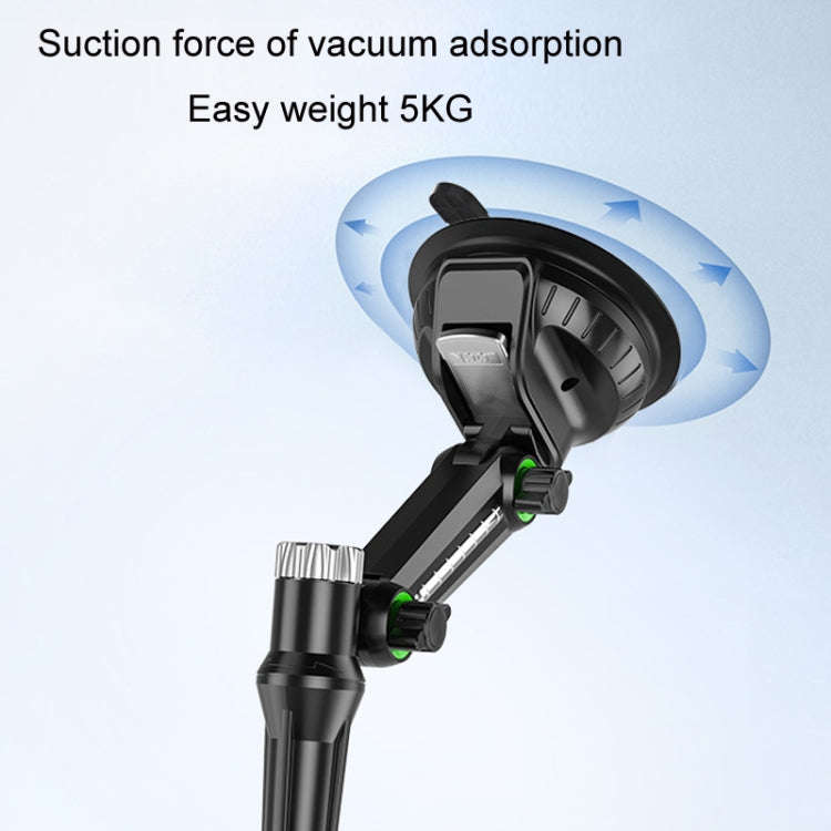 Car Windscreen Dashboard Suction Cup Phone Holder, Color: Extended Green