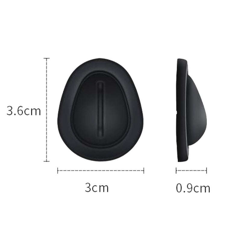 Automotive Cup Limiter Car Universal Shock Absorbing Silicone(Black)