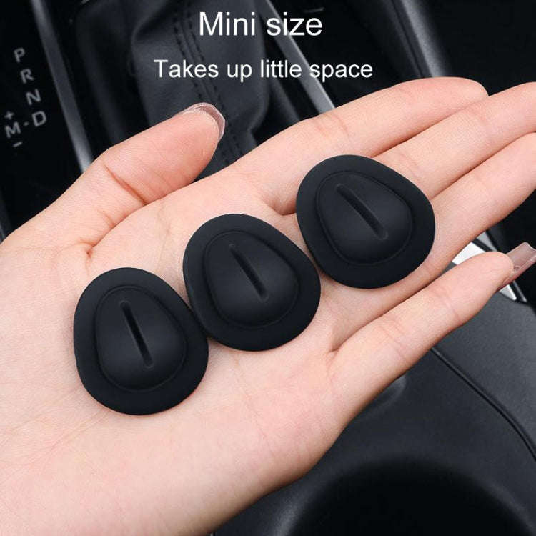 Automotive Cup Limiter Car Universal Shock Absorbing Silicone(Black)