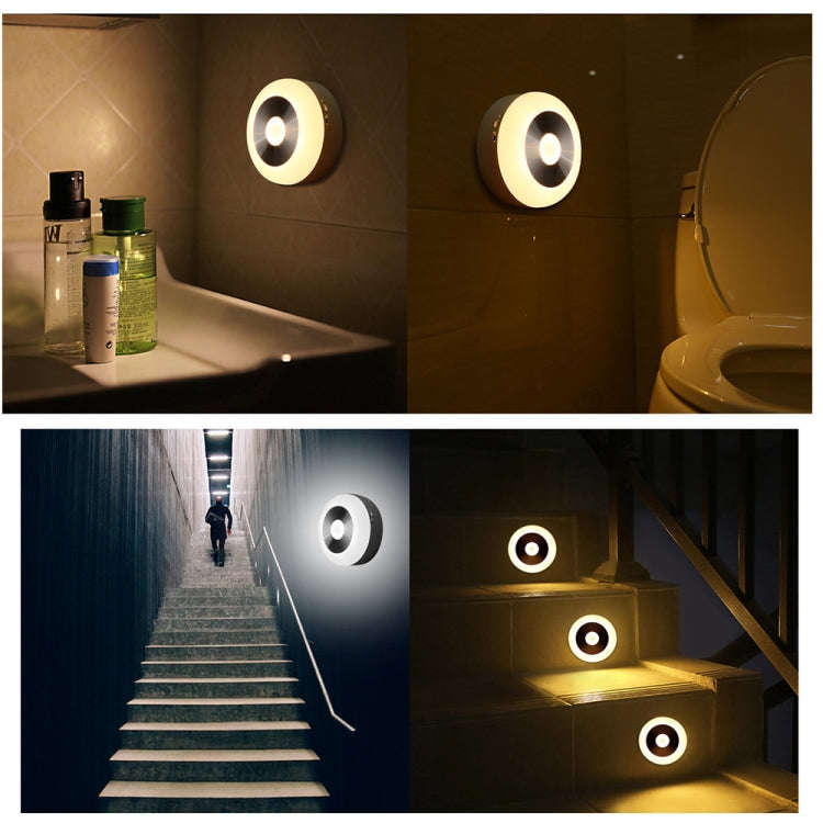 Smart Sensor Night Light Infrared Sensor Corridor Aisle Light, Spec: Charging Model(Warm White)
