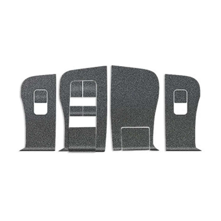 4pcs /Set For Tesla Model 3 Lift Window Button Sticker Car Interior, Style: Starry Line